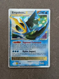 Pokemon Card 2007 EMPOLEON LV.X Holo DP11 Diamond & Pearl Black Star Promo NM/LP - Image 1