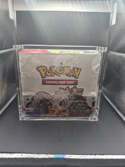 Pokemon Obsidian Flames Booster Box Factory Sealed 36 Packs English Acrylic Case - Image 1