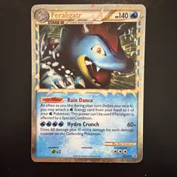Feraligatr (Prime) Pokemon HGSS07 HeartGold SoulSilver Black Star Promo - Image 1