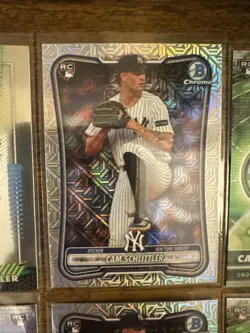 Cam Schlittler 6 Card Lot 2026 Bowman Mojo Chrome Yankees Topps Finest - Image 3