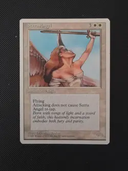 Magic The Gathering, Serra Angel, Core Set 4th Edition, Regular - Image 1
