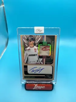 Tanner Gray 2025 Panini Turn Four Racing Memorabilia Autograph Holo Gold 5/5 - Image 1