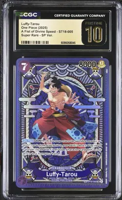 ‼ONE PIECE Luffy-Tarou (SP) ST18-005 A Fist of Divine Speed GRADE 10 PRISTINE💨 - Image 1