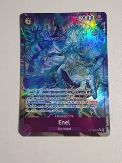 One Piece Enel OP15-060 Alt Art SR Adventure on Kami's Island English - Image 1