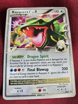 Pokemon Rayquaza C LV.X DP47 Black Star Promo 2009 Holo Rare NM Vintage SP - Image 4