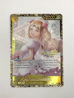 Charlotte Pudding Championship 2024 Top 64 Prize (OP03-112) - One Piece English - Image 1