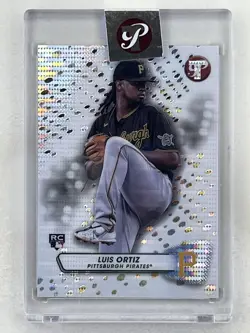 Luis Ortiz 2023 Topps Pristine Uncirculated Pulsar Refractor RC #9 MLB Pirates - Image 1