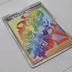 Team Yell Grunt 210/202 Sword & Shield Base Set Secret Rare Holo Pokemon Card - Image 3