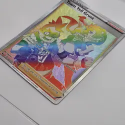 Team Yell Grunt 210/202 Sword & Shield Base Set Secret Rare Holo Pokemon Card - Image 4