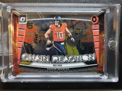 BO NIX RARE🔥CHROME🔥RARE🔥SP🔥BRONCOS 🔥INVESTMENT CARD PANINI OPTIC - Image 1