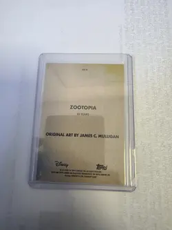 2026 Topps Chrome - ART OF DISNEY ZOOTOPIA Case Hit Nick Judy AD-9 - Image 4