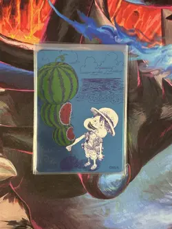 Watermelon Luffy One Piece Metakira Summer Comic Fair Natsucomi 2026 Card - Image 1