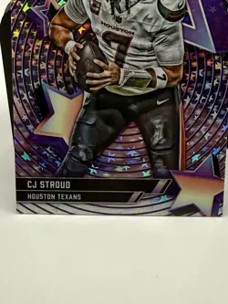 2025 Topps Cosmic Chrome C.J. Stroud Starfractor SP Houston Texans SF-23 - Image 3