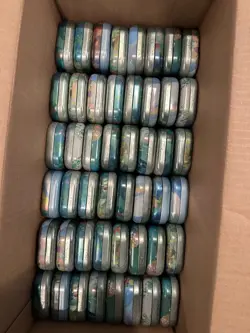 LOT OF x68 Empty Pokemon 25th Anniversary Celebrations/151/Shrouded Mini Tins !! - Image 2