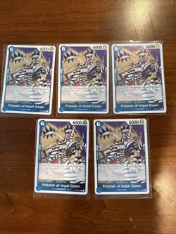 5x Prisoner of Impel Down OP16-042 The Time of Battle Foil - Image 1