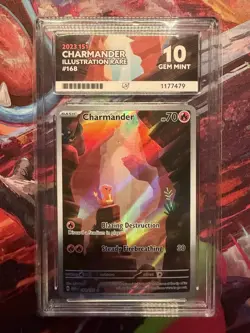 The Pokemon Company Charmander 168/165 SV 151 Illustration Rare Holo ACE 10 - Image 1