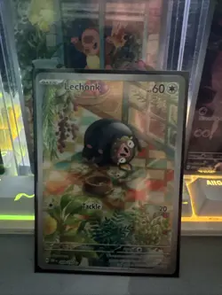 Pokemon TCG Lechonk 209/197 SV03 Obsidian Flames Illus Rare Holo EN - Image 1