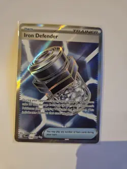 Iron Defender 110/084 - Ultra Rare - Pitch Black - Pokemon TCG - NM - Image 1