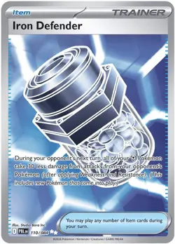 Pokemon TCG Pitch Black Iron Defender 110/084 Ultra Rare - Image 1