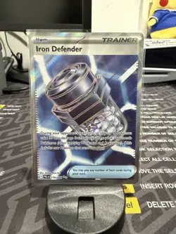 Iron Defender 110/084 Ultra Rare MINT - Pitch Black - Pokemon TCG - Image 1
