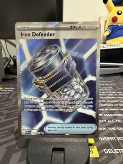 Iron Defender 110/084 Ultra Rare MINT - Pitch Black - Pokemon TCG - Image 2