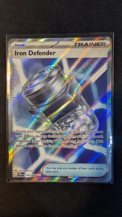 Iron Defender 110/084 Ultra Rare NM - Pitch Black | Pokemon TCG - Image 1
