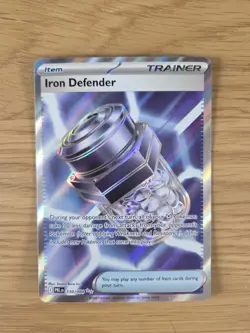 Iron Defender 110/084 Ultra Rare Pitch Black - Pack Fresh - Pokemon TCG - Image 1