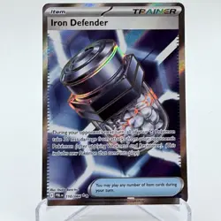 Iron Defender - 110/084 - Ultra Rare - Pitch Black - NM/M - Pokemon Card - Image 1