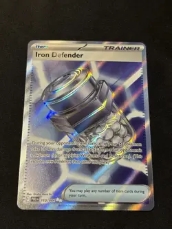 Iron Defender 110/084 - Ultra Rare - Pitch Black - Pokemon TCG - Image 1