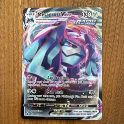 Metagross Vmax 113/198 Chilling Reign NM Full Art Ultra Rare Pokemon Card - Image 1