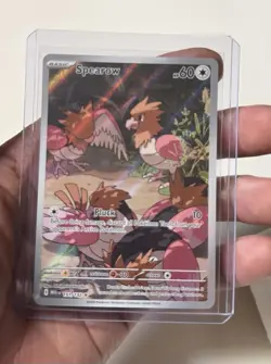 Pokemon Illustration Rare 4 Card Lot Ampharos Chespin Crobat Spearow NM - Image 3