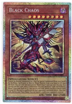Yugioh Black Chaos CORI-EN001 Starlight Rare 1st Edition NM - Image 1