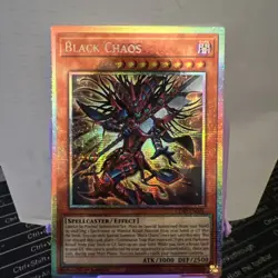 CORI-EN001 Black Chaos : Starlight Rare Card : 1st Edition : YuGiOh TCG - Image 1