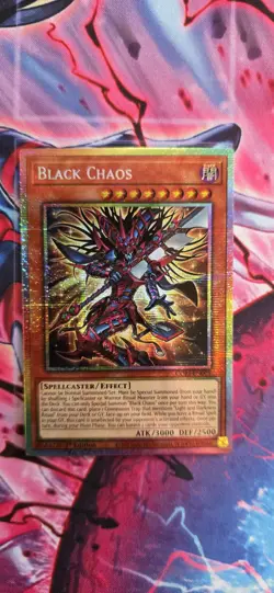 YUGIOH BLACK CHAOS STARLIGHT RARE CORI-EN001 - Image 1