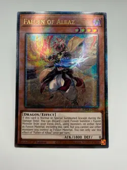 Yu-Gi-Oh Fallen of Albaz - RA04-EN034 - QCR - NM - 1st Edition (ALT ART) - Image 1