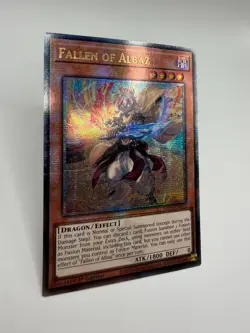 Yu-Gi-Oh Fallen of Albaz - RA04-EN034 - QCR - NM - 1st Edition (ALT ART) - Image 2