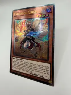 Yu-Gi-Oh Fallen of Albaz - RA04-EN034 - QCR - NM - 1st Edition (ALT ART) - Image 3