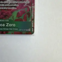 One Piece Roronoa Zoro OP13-037 English Treasure Rare - Image 5