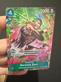 One Piece Roronoa Zoro OP13-037 English Treasure Rare - Image 2