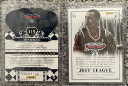 Lot Of 2 Panini 2010 Rookie, 2012-13 Crusade Jeff Teague Autographed NBA Cards - Image 4