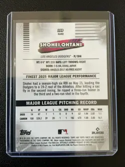 Shohei Ohtani Rare 2026 Topps Finest - Image 2