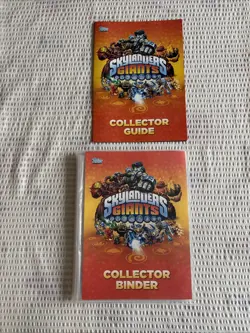 Skylanders Giants Topps Collector Binder & Collector Guide Booklet Lot - Image 1