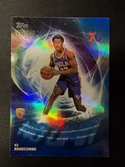 2025-26 Topps - No Limit VJ Edgecombe #NL-3 Blue Rainbow /150 (RC) - Image 1
