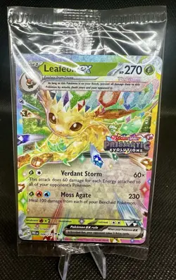 Pokemon TCG - Prismatic Evolutions - 006/131 - Leafeon ex - Stamped Promo Sealed - Image 1