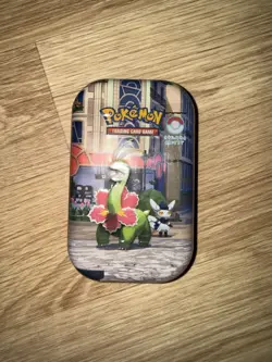 Pokemon TCG Paldea Evolved City Mini Tin Meowscarada & Pawmi 2 Packs - Image 2