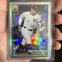 2026 Topps Chrome 75th Anniversary Refractor 91CB-2 Aaron Judge New York Yankees - Image 1