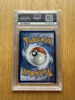 PSA 9 Team Rocket's Meowth Illustration Rare 203/182 Destined Rivals Pokemon TCG - Image 2