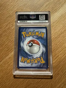 PSA 9 Team Rocket's Meowth Illustration Rare 203/182 Destined Rivals Pokemon TCG - Image 2