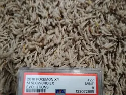 Pokemon XY Evolutions Mega Slowbro EX Holo Card #27/108 PSA 9 - Image 3