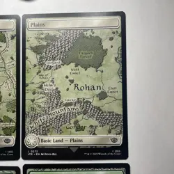 MTG- Full Art Lands (Maps) The Lord Of The Ring- NM-Lot Of 4 Magic The Gathering - Image 3